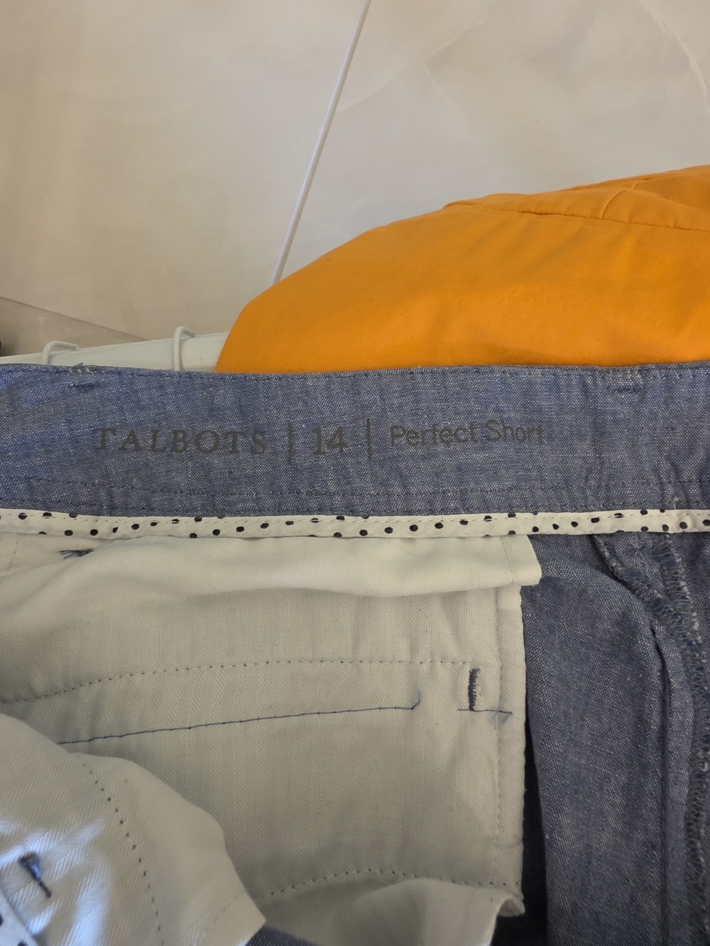 Talbots Chambray Perfect Short